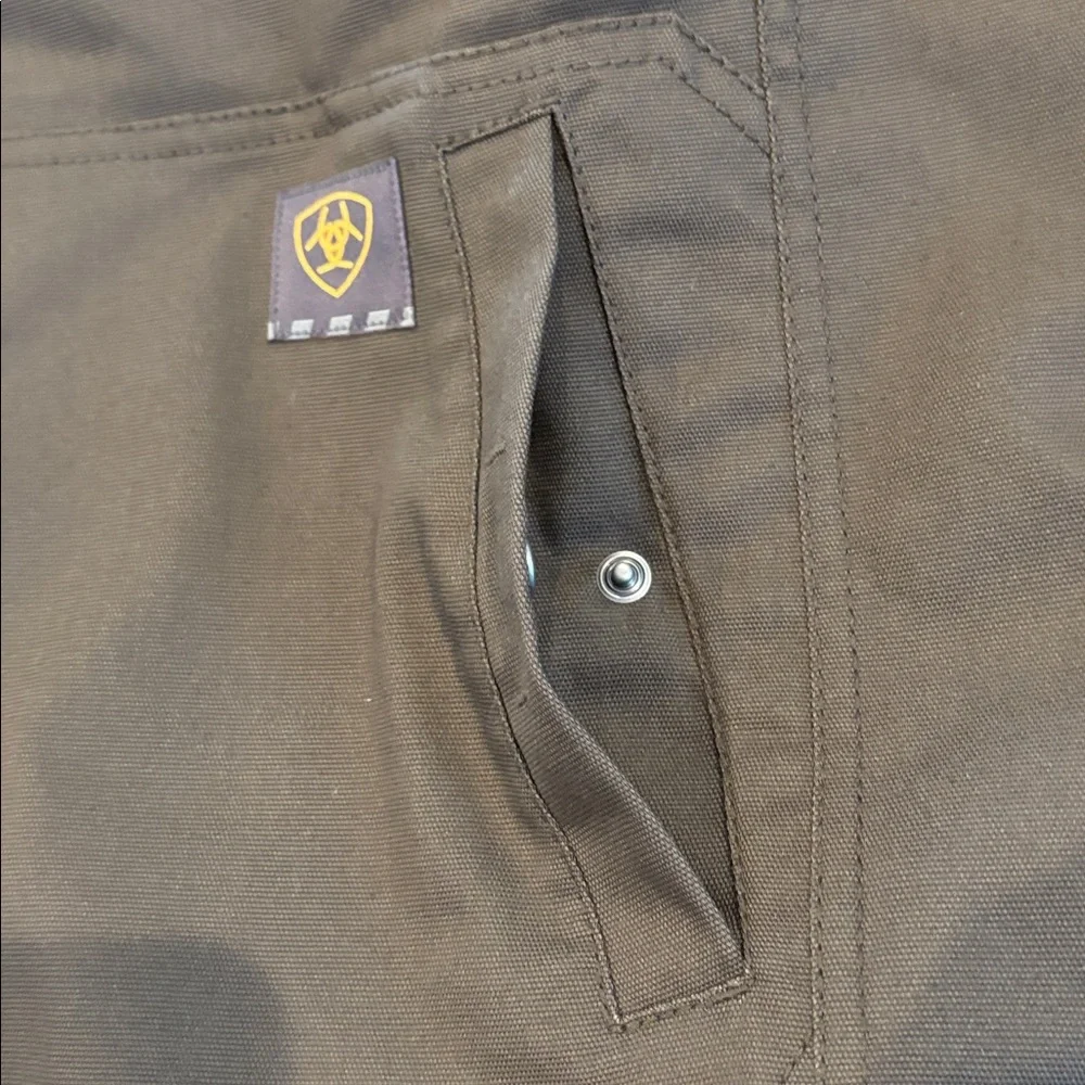Ariat Rebar DuraCanvas Sherpa Lined,water repel,insulated,abrasion resist coat - Picture 7 of 12